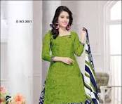 YANKITA Unstitched Pure Cotton Salwar Suit Material Printed